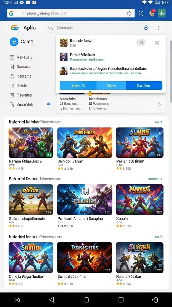 bolagila - Tampilan grafis yang memukau dari gameplay.