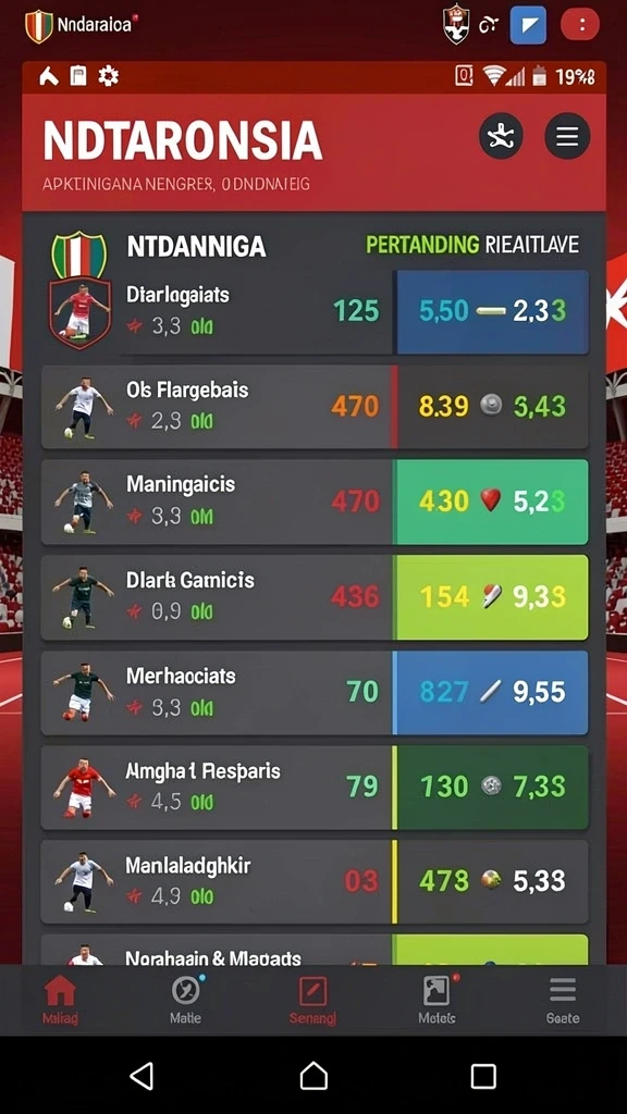 idebet - Tampilan antarmuka aplikasi yang modern dan mudah digunakan.