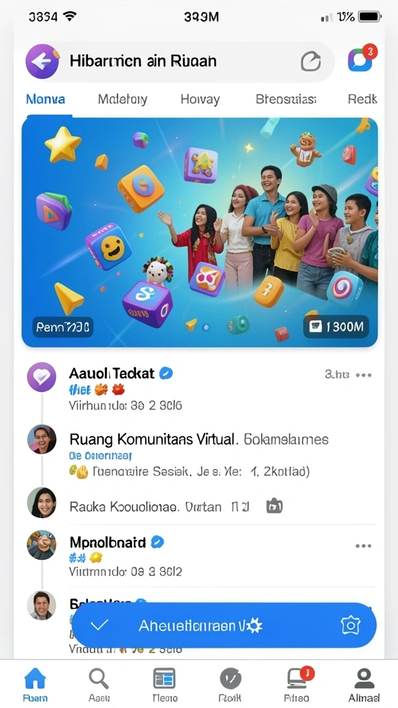 pphoki - Fitur sosial untuk bermain dengan teman-teman.