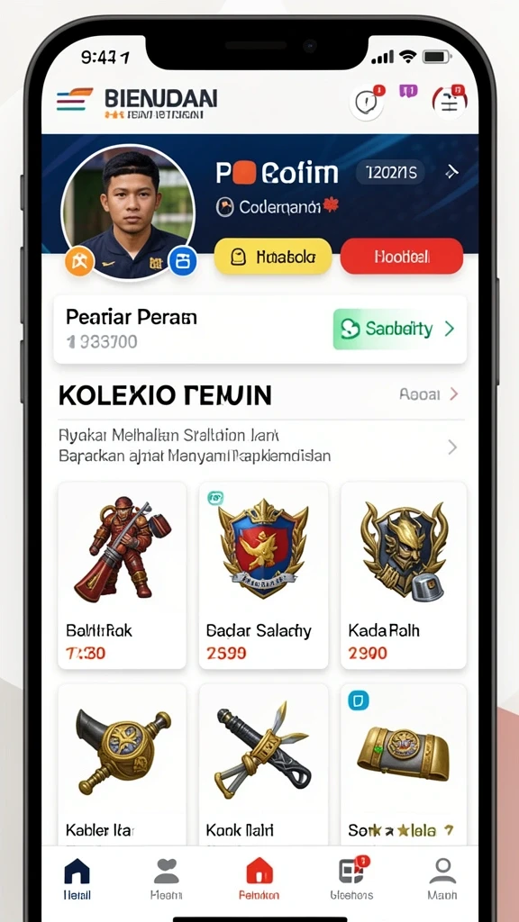 rejekigames - Tampilan antarmuka yang menarik dan mudah digunakan.
