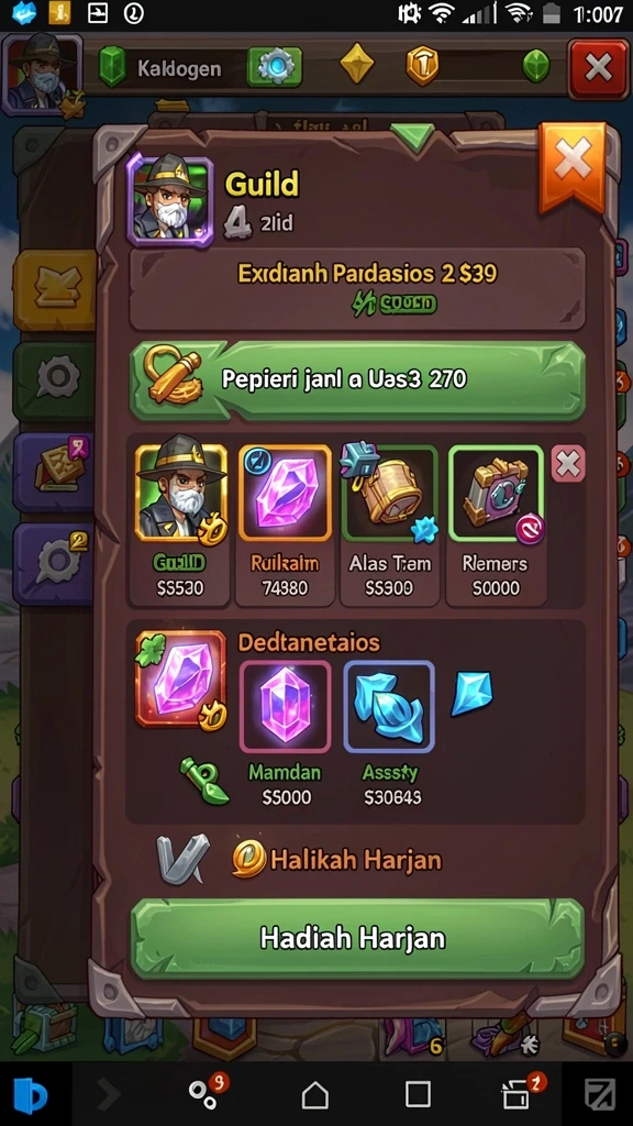supersvip - Tampilan antarmuka pengguna yang intuitif dan menarik.