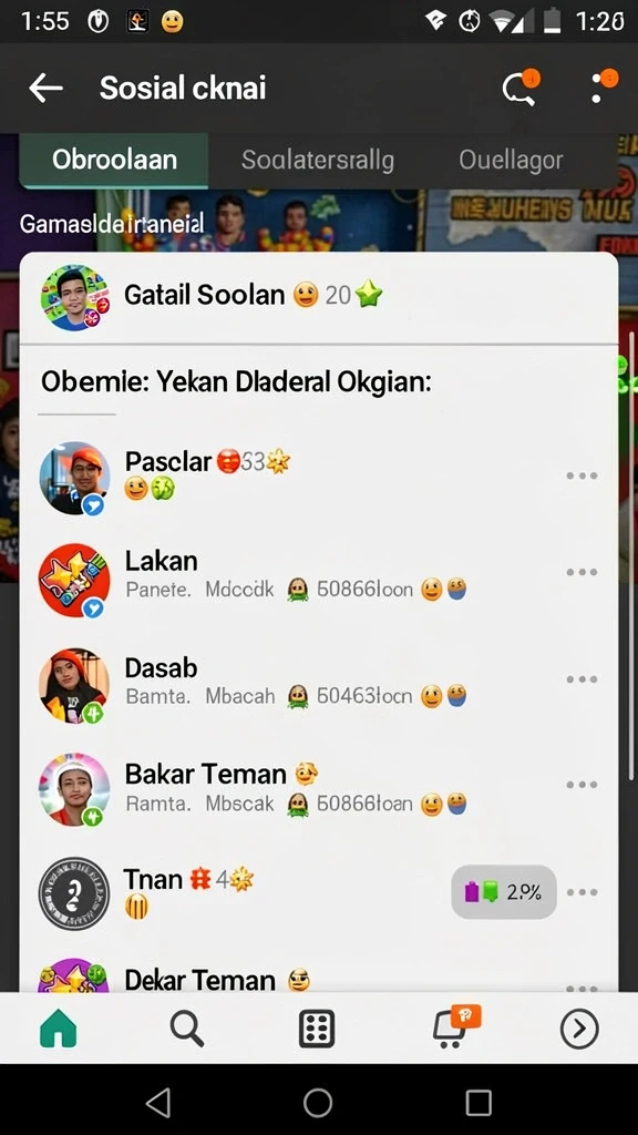 ttt888 - Screenshot kedua menunjukkan mode multiplayer dengan teman-teman.